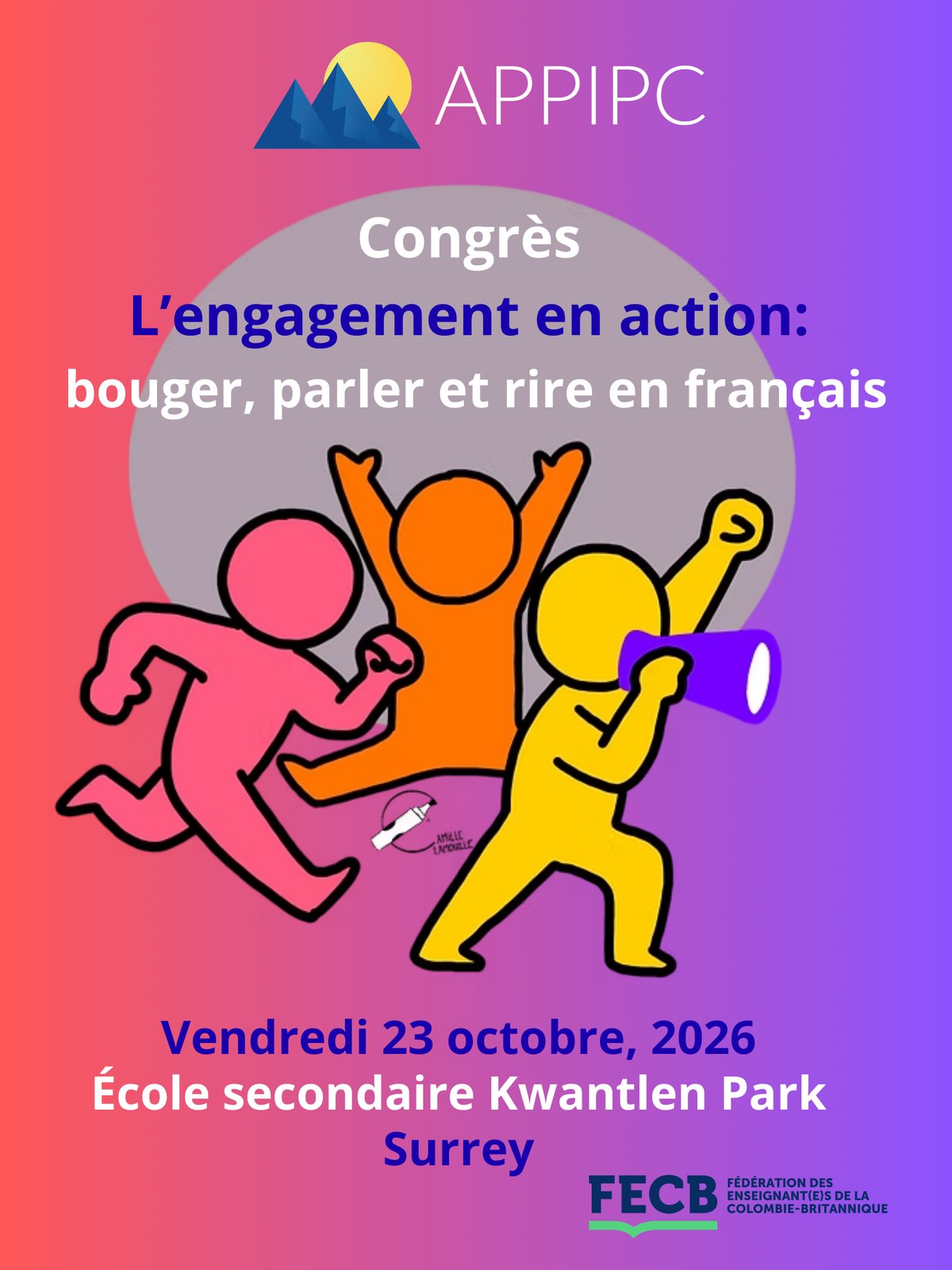 Affiche du Congrès APPIPC 2026 : L'engagement en action
